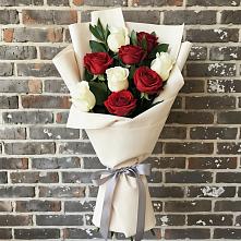 Букет цветов из:  Розы #REPLACE_PRED# Ленинградской