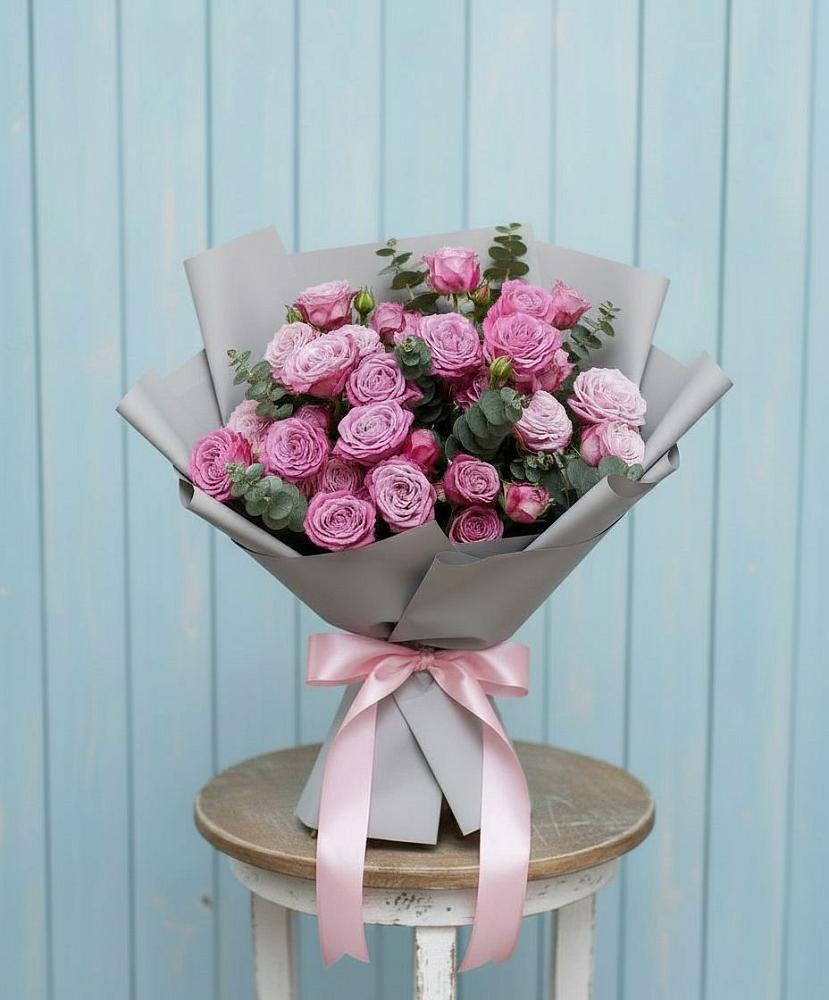 Букет цветов из: Розы в Ленинградской