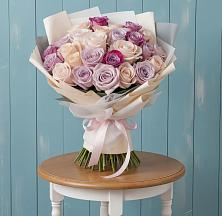 Букет цветов из:  Розы в Ленинградской