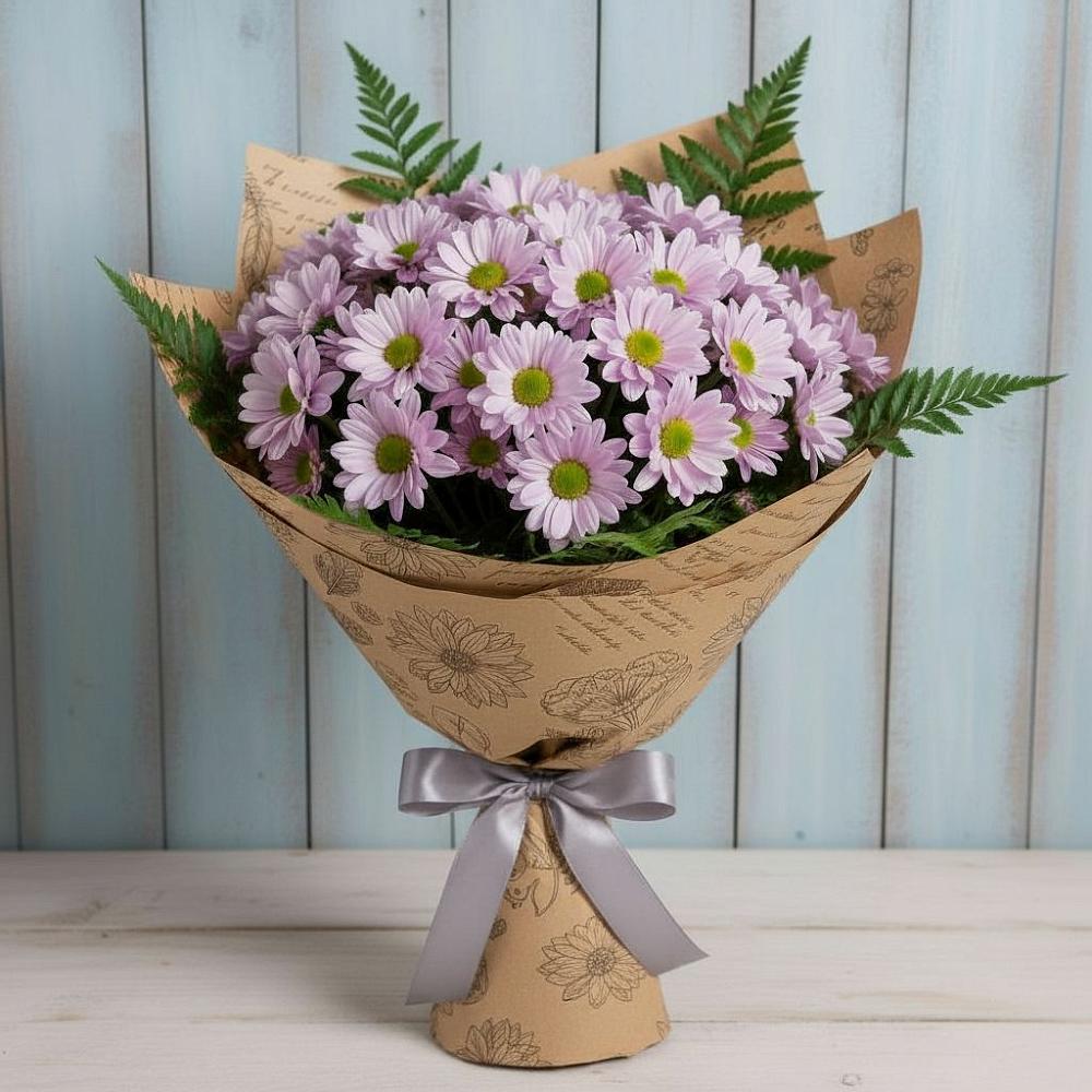 Букет цветов из: Хризантемы в Ленинградской