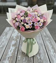 Букет цветов из:  Розы и Хризантемы #REPLACE_PRED# Ленинградской