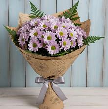 Букет цветов из:  Хризантемы в Ленинградской