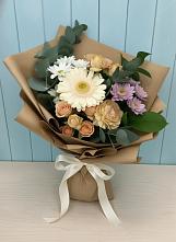 Букет цветов из:  Герберы и Хризантемы в Ленинградской