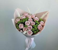 Букет цветов из:  Розы и Хризантемы #REPLACE_PRED# Ленинградской