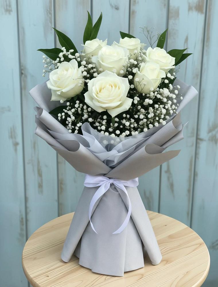 Букет цветов из: Розы в Ленинградской