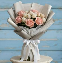 Букет цветов из:  Розы #REPLACE_PRED# Ленинградской