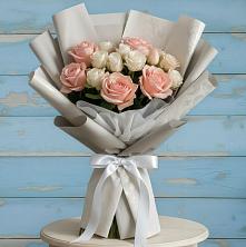 Букет цветов из:  Розы в Ленинградской
