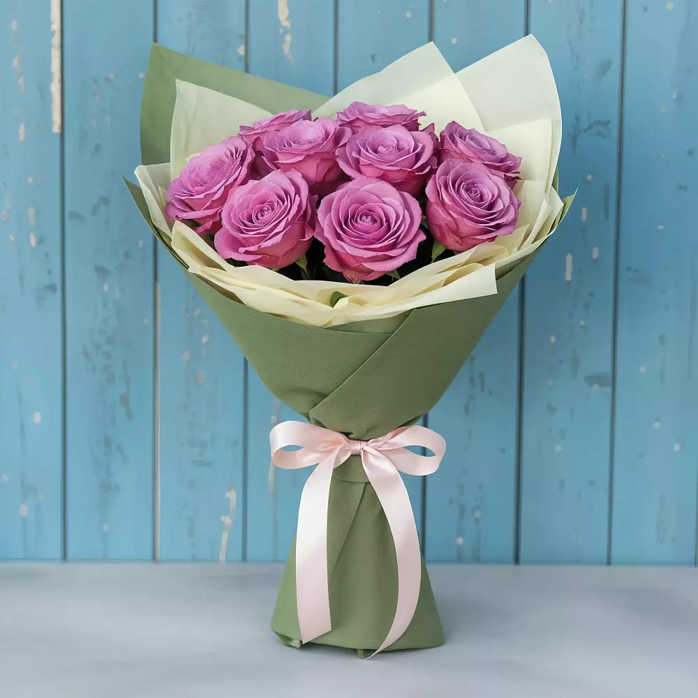 Букет Розы Фёрст Леди в Ленинградской