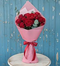Букет цветов из:  Розы в Ленинградской