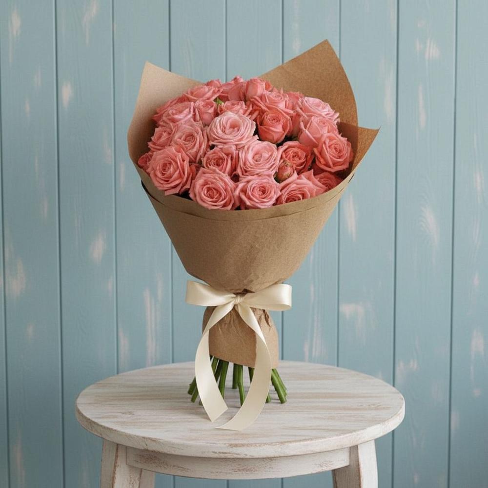 Букет цветов из: Розы в Ленинградской