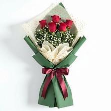 Букет цветов из:  Розы в Ленинградской